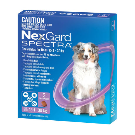 NexGard Spectra Dogs 15.1-30kg 3pk-2006732764795244546