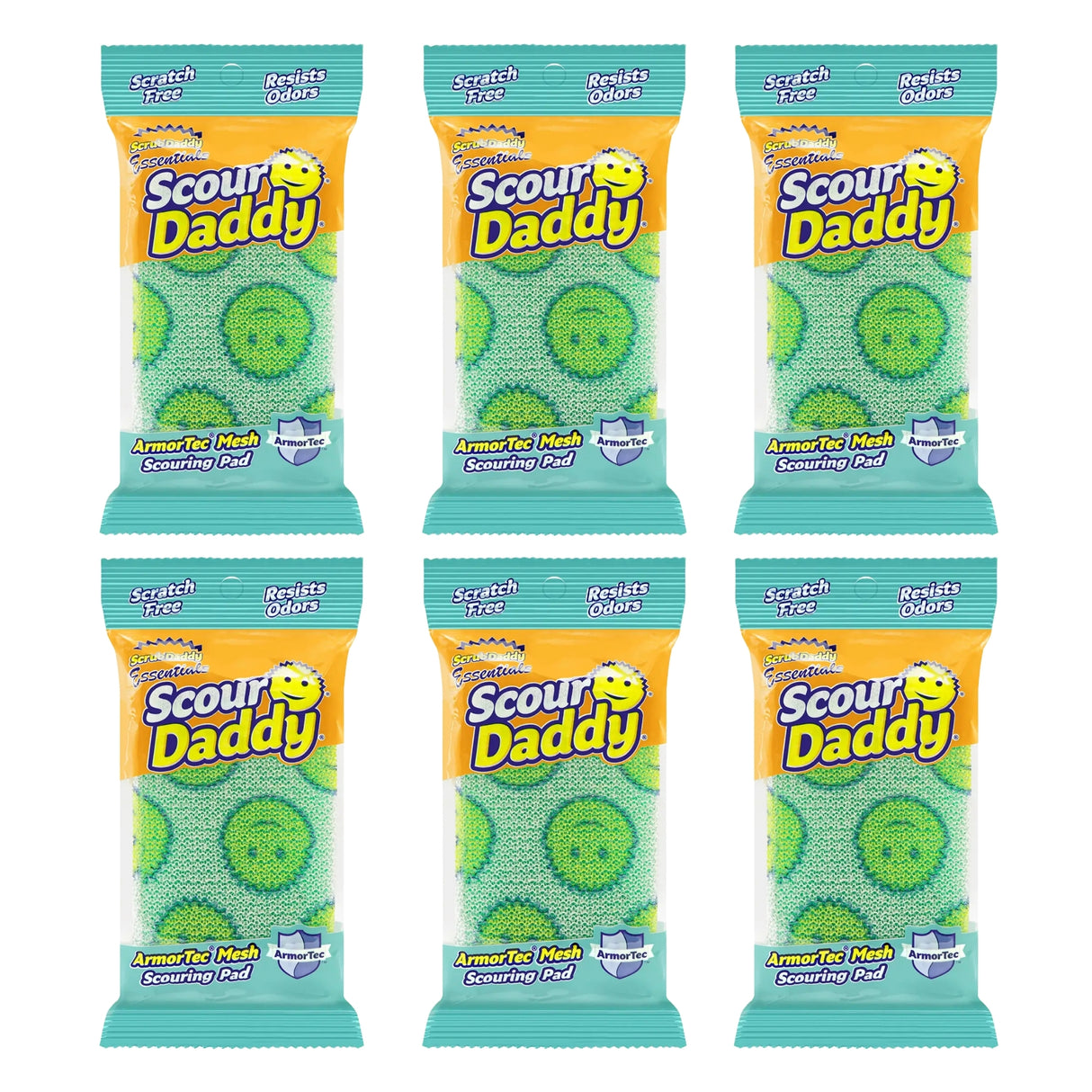 Scrub Daddy Essentials Scour - Green x6-2017004952660086784