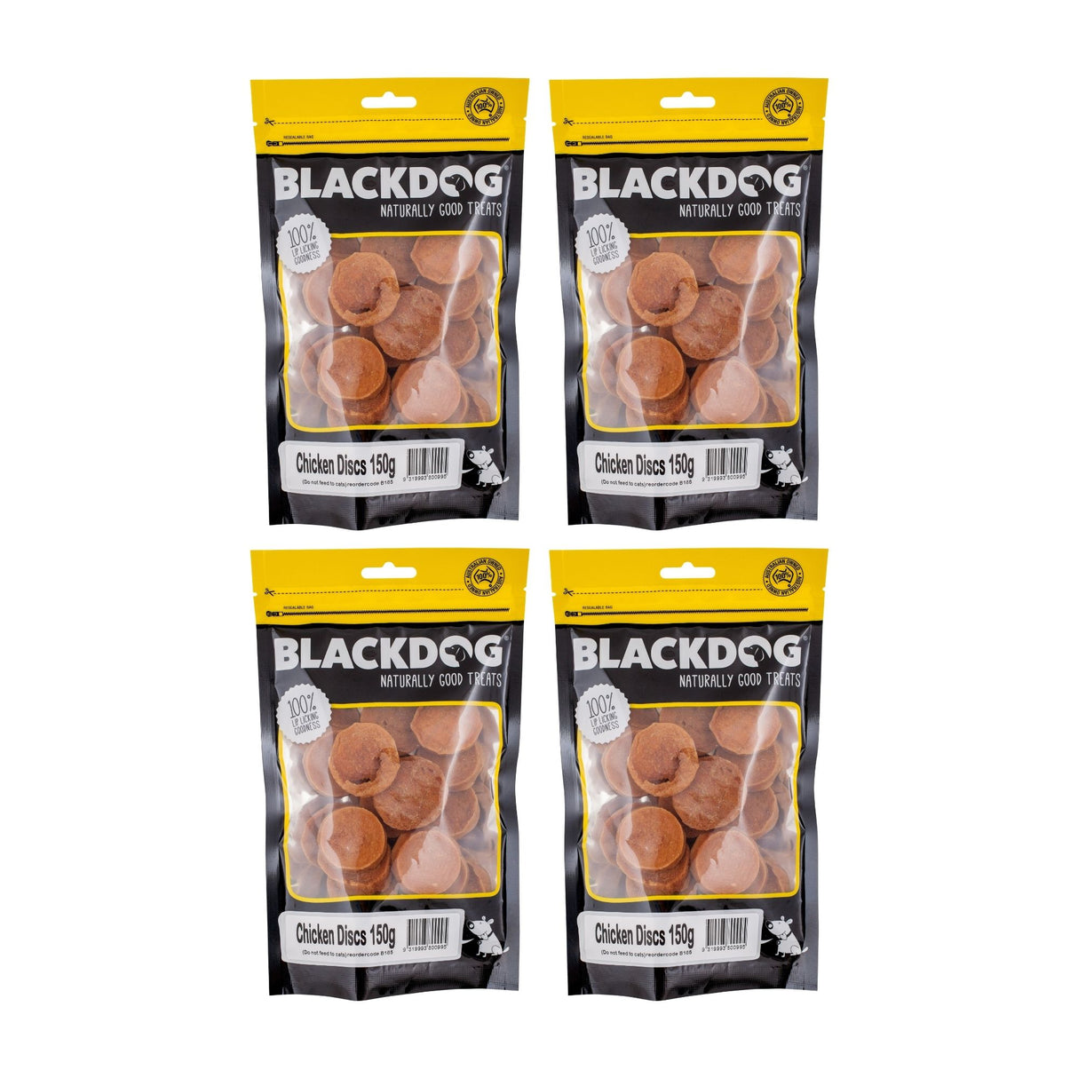 Blackdog Chicken Discs 150g x 4pk-2018816727151939585
