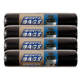 4x 10pk Mighty Bags 140L 90x112cm Black Garbage Bags-2006732763989938178