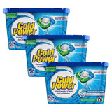 Cold Power Advanced Clean x 78 Laundry Detergent Capsules - Side View