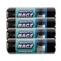 4x 20pk Mighty Bags 56L 60x80cm Black Garbage Bags