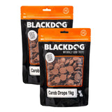 Blackdog Carob Buttons 1kg x 2pk - Side View