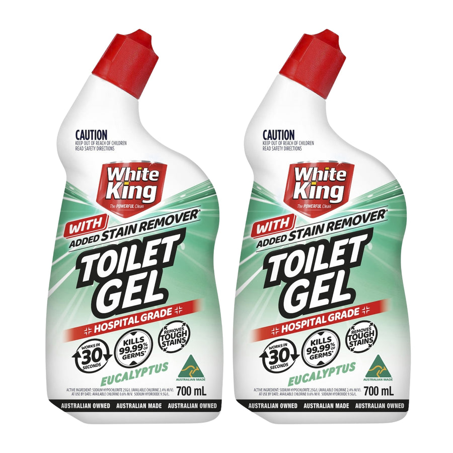 White King Toilet Gel Eucalyptus 700mL x2-2017004956187496448