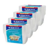 Hercules Takeaway Food Containers 10pk x 1000ml x4 - Front View