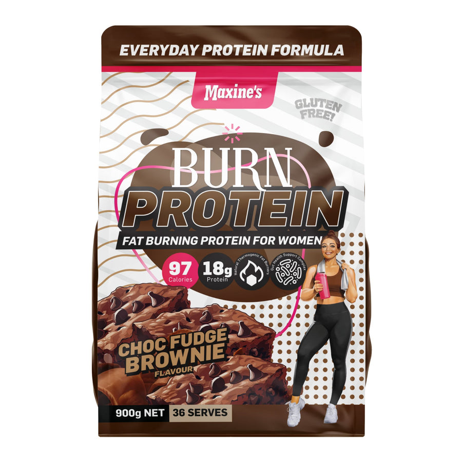 Maxines Burn Protein Choc Fudge Brownie 900g-2017004947148771328