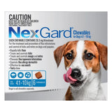 Nexgard Medium Dogs 4.1-10kg Blue 6pk - Front View