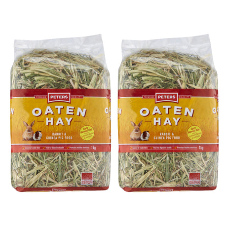Peters Oaten Hay 1kg x2-2017004950269333504