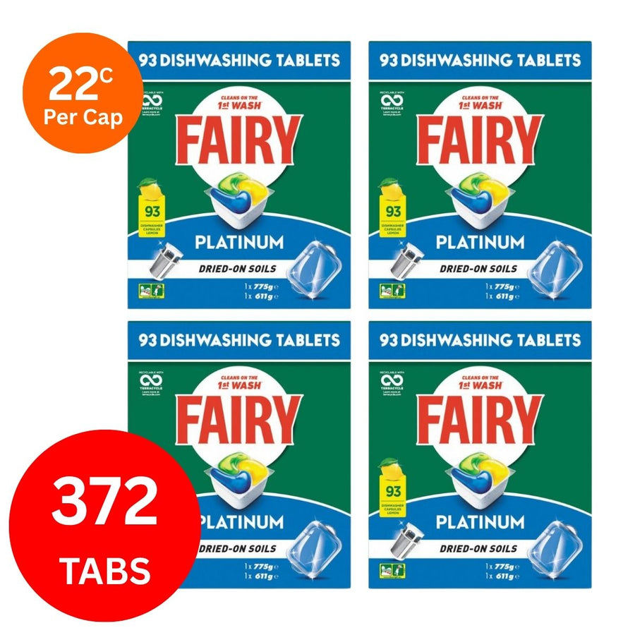 Fairy Platinum x 372 Lemon Dishwasher Tablets-2006732779701800963
