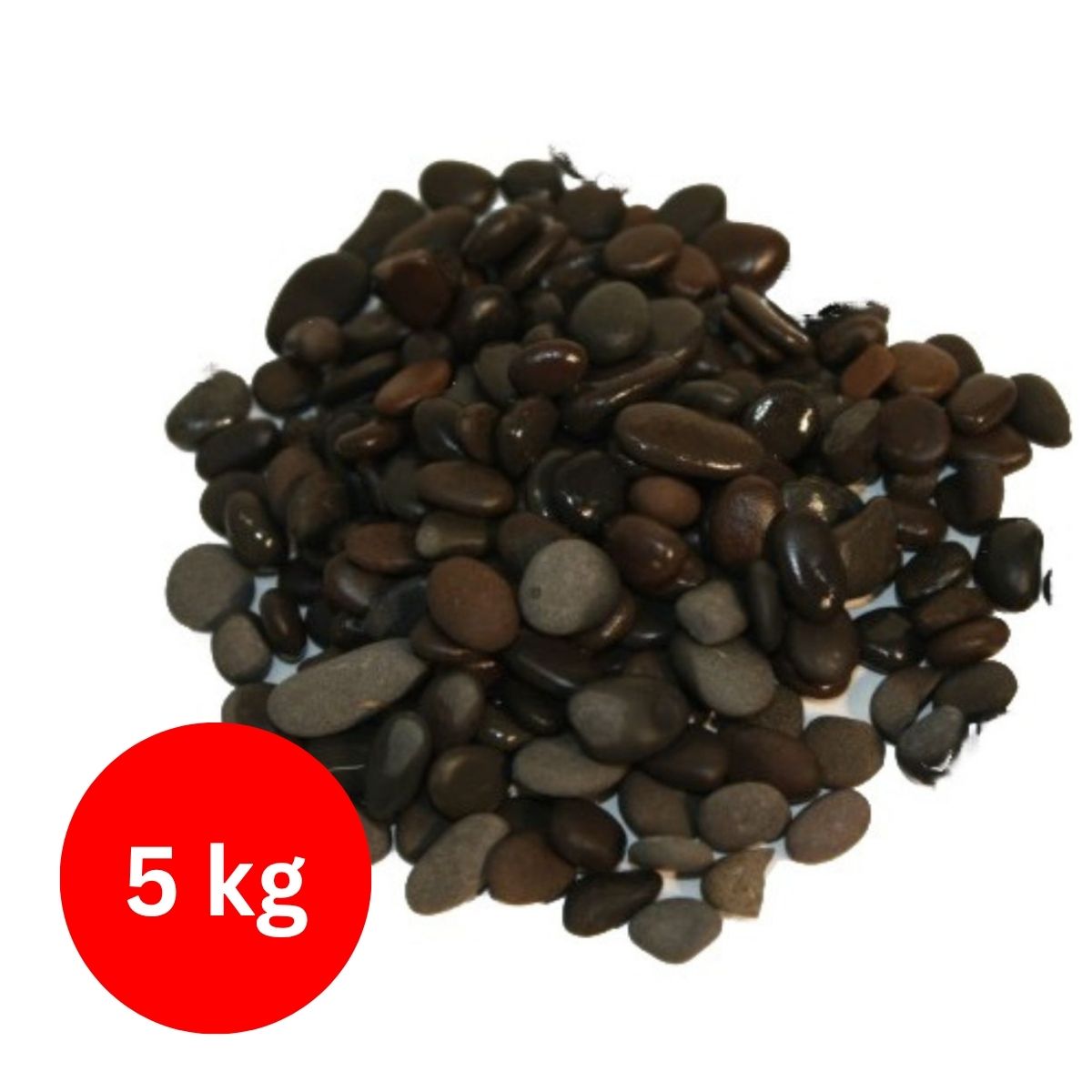 Showmaster 4-6mm Black Pebbles 5kg-2018816622088818688
