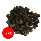 Showmaster 4-6mm Black Pebbles 5kg - Front View