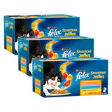 Felix Sensation Jellies Favourites Selection 36x85g x3 - Front View
