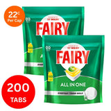 Fairy All In One x 200 Lemon Dishwasher Tablets-2018816716288692224