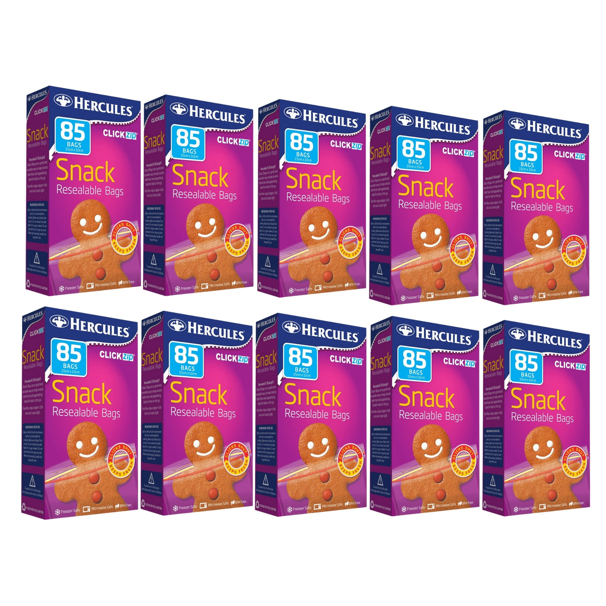 Hercules Snack Bags 85pk x10-2017004940391747584