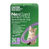 NexGard Spectra Spot-on Cats 0.8-2.4kg 3pk