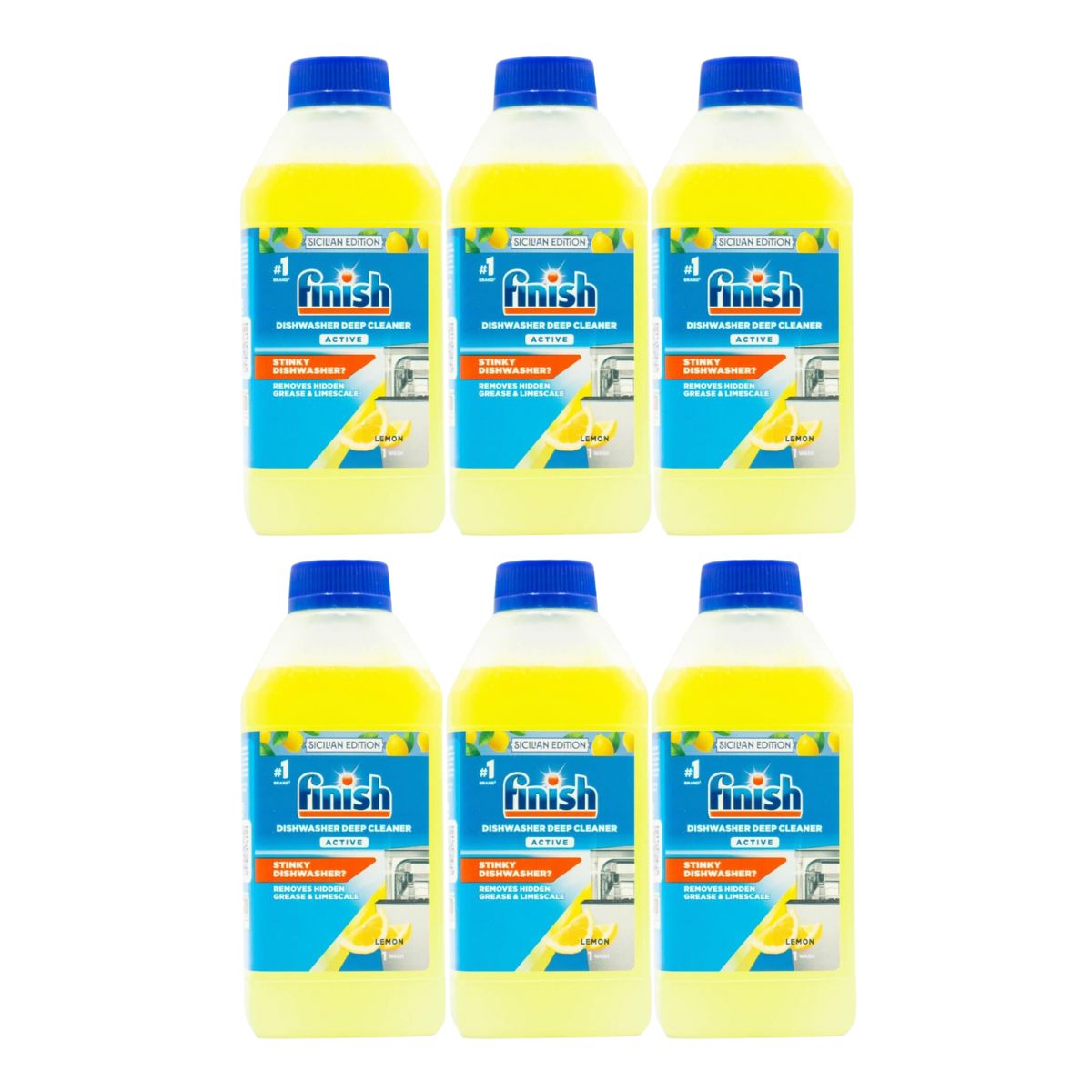 Finish 250ml Dishwasher Cleaner Lemon x6-2006732782918832128