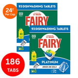 Fairy Platinum x 186 Lemon Dishwasher Tablets-2006732779383033856