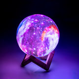 Lil' Dreamers Touch Lamp Galaxy Moon - 45-Degree Angle