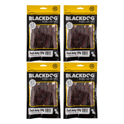 Blackdog Dog Treats Duck Jerkey 120g x4