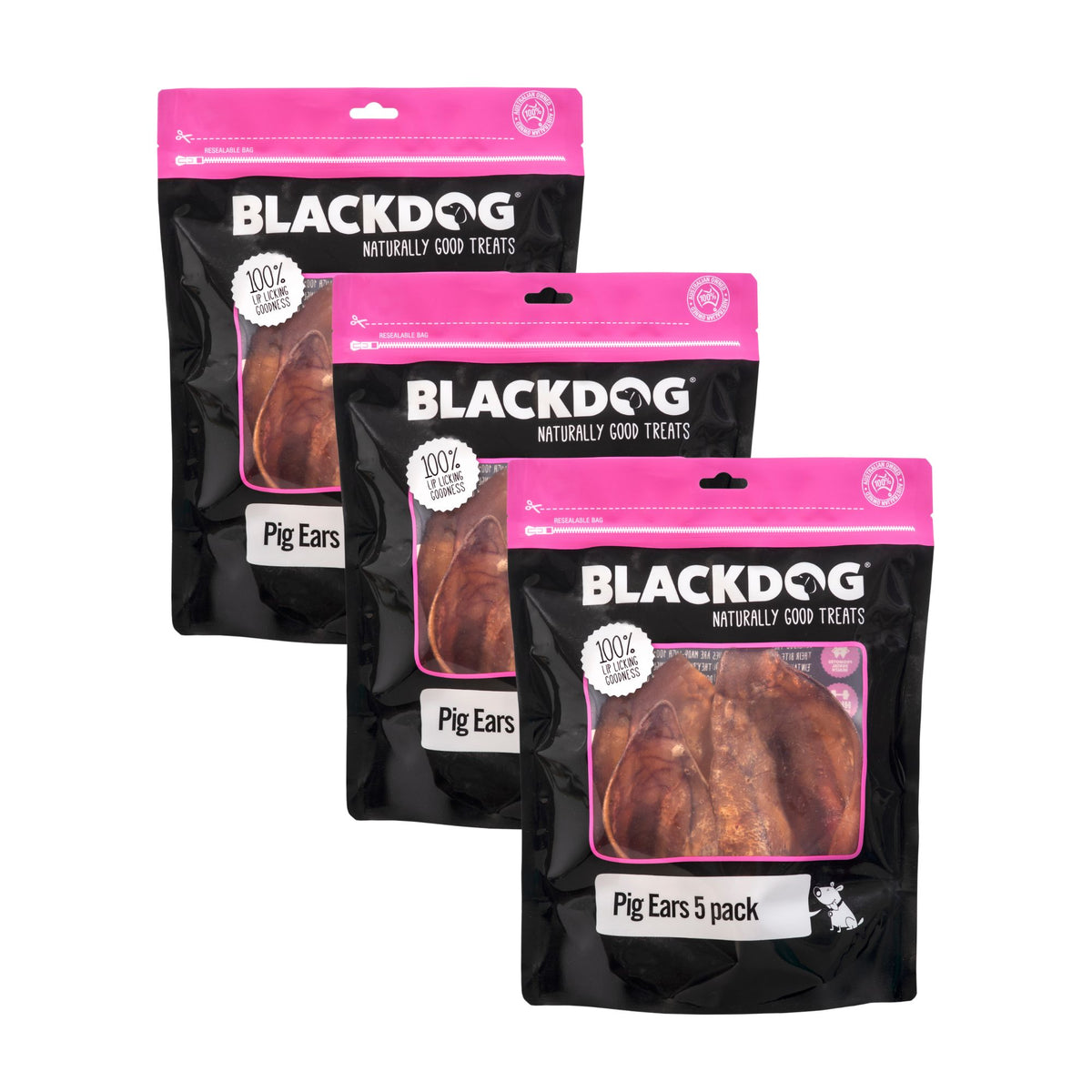 Blackdog Pig Ears 5 Pack x 3pk-2018816686274252801