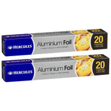 Hercules Aluminium Foil 20mtr x2 - Front View