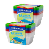 Hercules Takeaway Food Containers 12pk x 750ml x2 - Front View