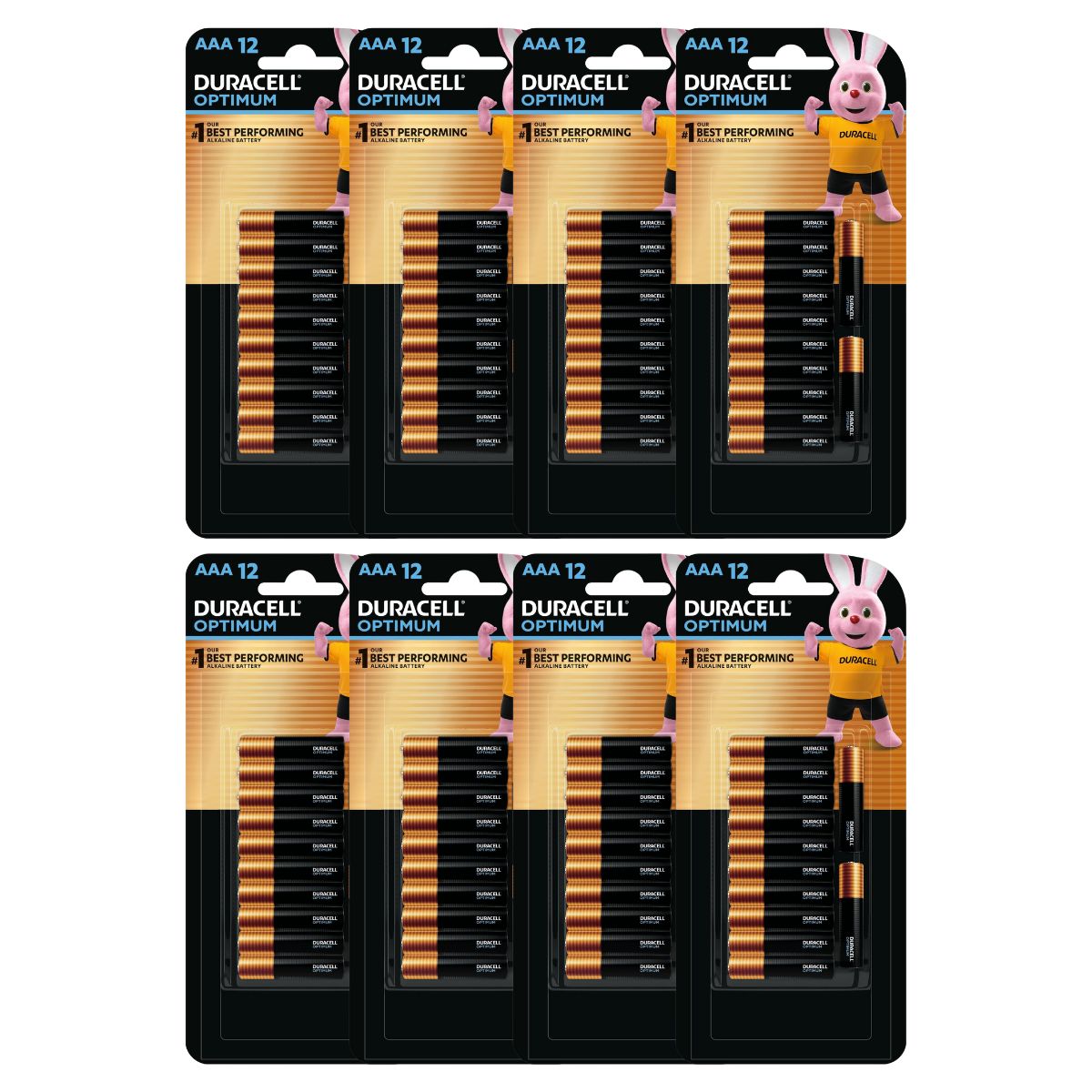 Duracell Optimum AAA Batteries 12pk x8-2006732779064266753