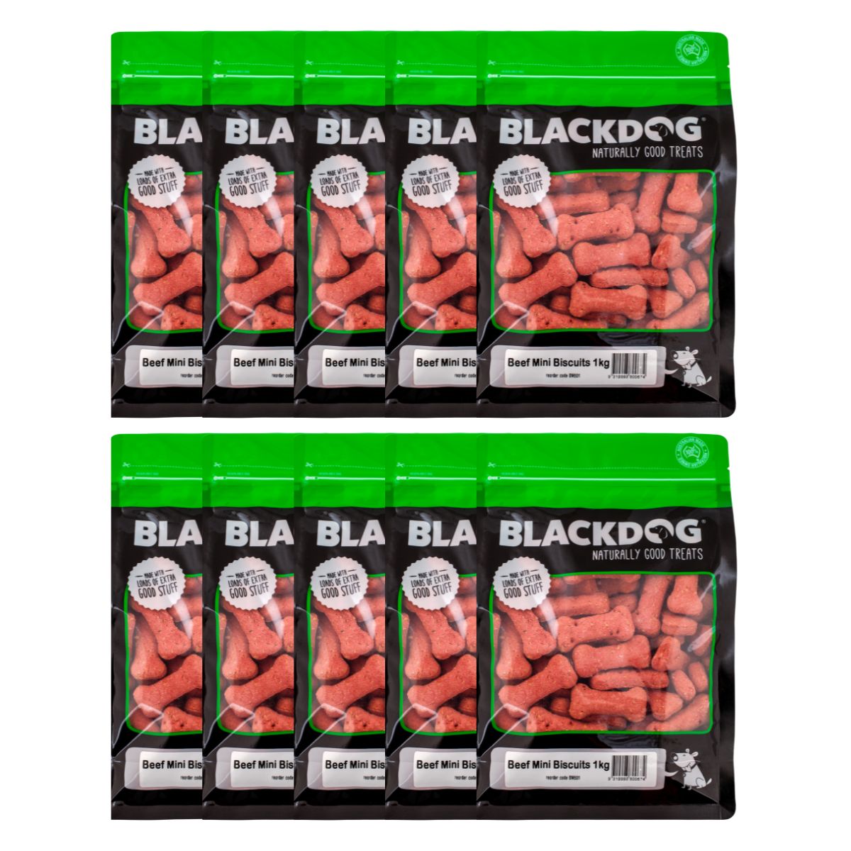 Blackdog Mini Beef Biscuits 1kg x10-2006732775503302656