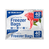 Hercules Tear-Off Freezer Bags Large 40pk x4-2017004937619312640