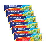 Hercules Medium Storage Bags 15pk x6 - Top-Down View