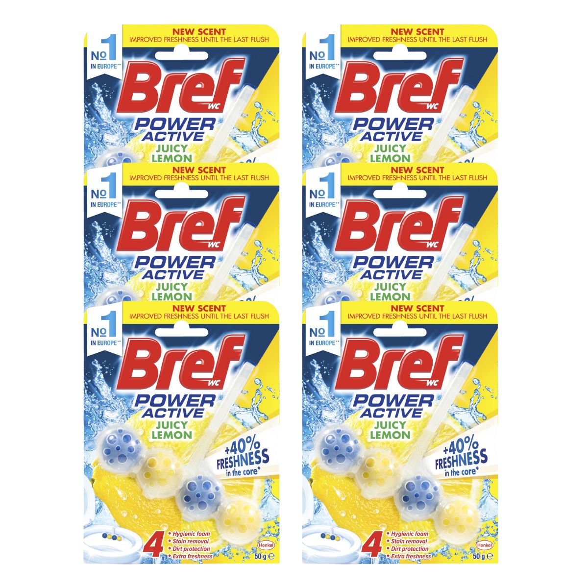 Bref Power Active Juicy Lemon 50g x6-2006732775809486849