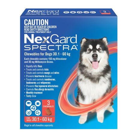 NexGard Spectra Dogs 30.1-60kg 3pk-2018816630674558979