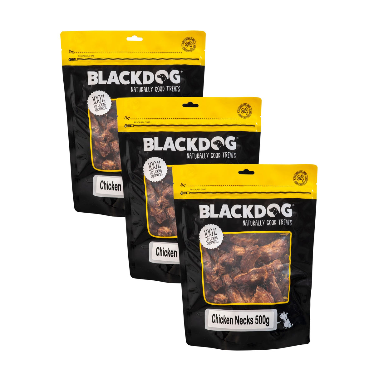 Blackdog Chicken Necks 500g x 3pk-2006733397787021312