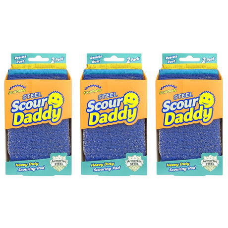 Scrub Daddy Steel Scour 2pk x3-2017004953092100096