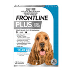 Frontline Plus Dog 10-20kg Blue Medium 6pk-2018816697540153344