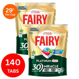Fairy Platinum Plus x 140 Herbal Breeze Dishwasher Tablets-2006732780511301632