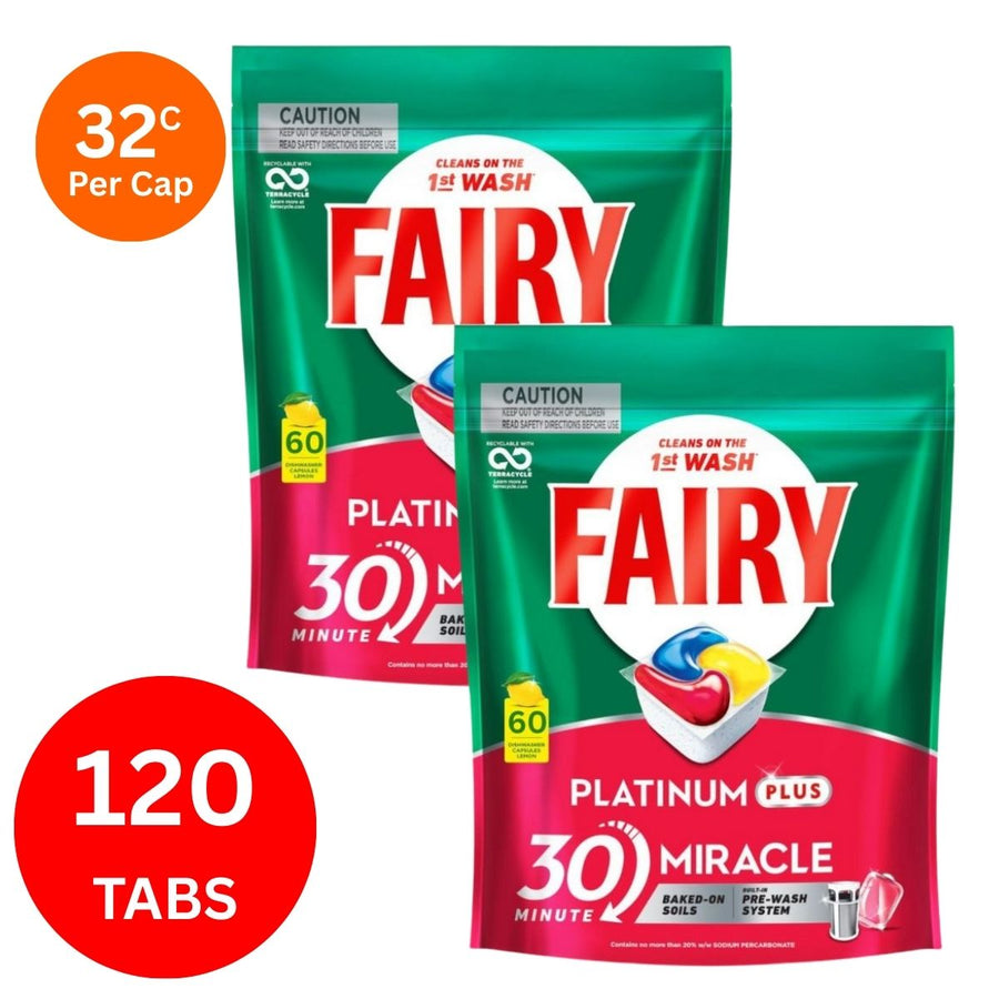 Fairy Platinum Plus x 120 Lemon Dishwasher Tablets-2018816705312198659