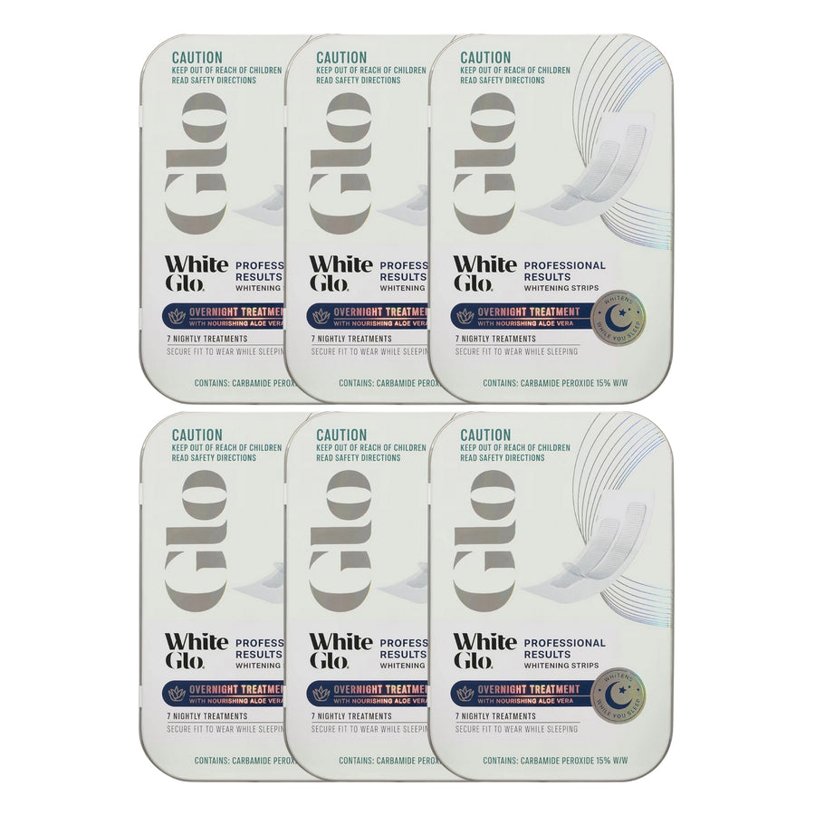 WhiteGlo Overnight Treatment Strips x6-2017004957835857920
