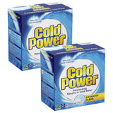 Cold Power 2kg Laundry Powder Advanced Clean Stain Remover x2 - Side View
