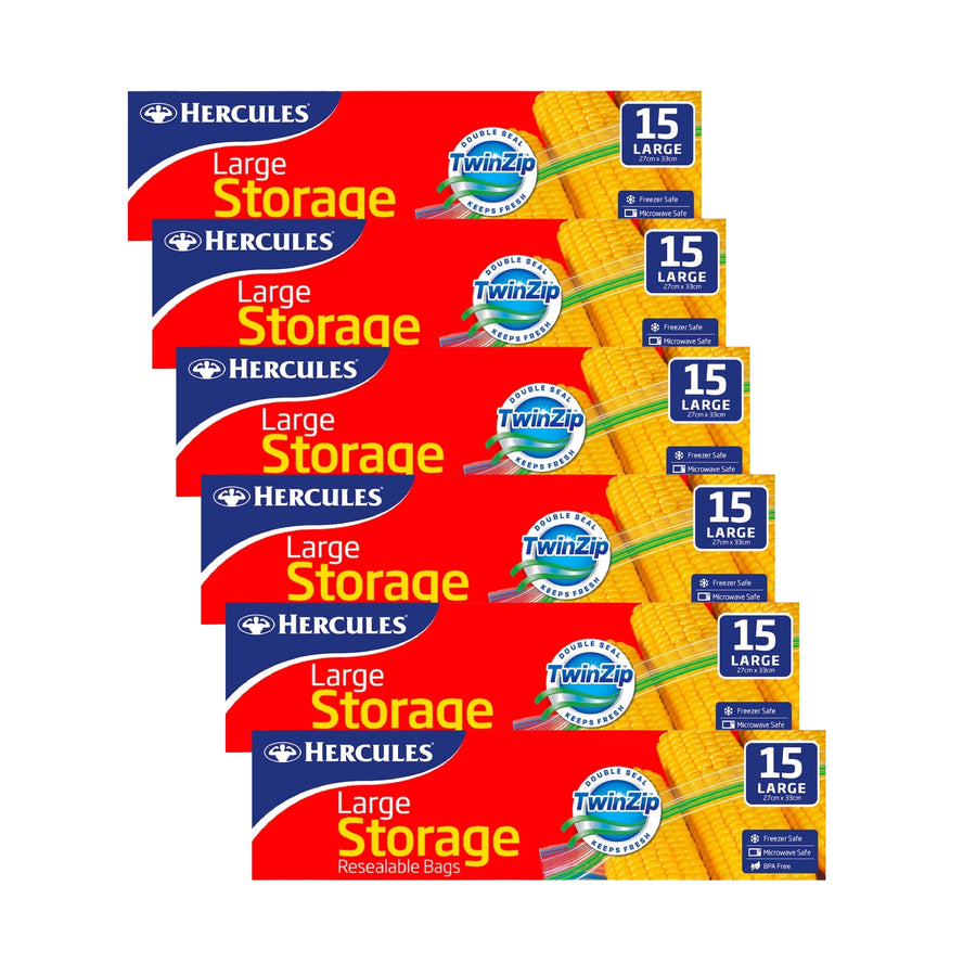 Hercules Large Storage Bags 15pk x6-2017004940232364032