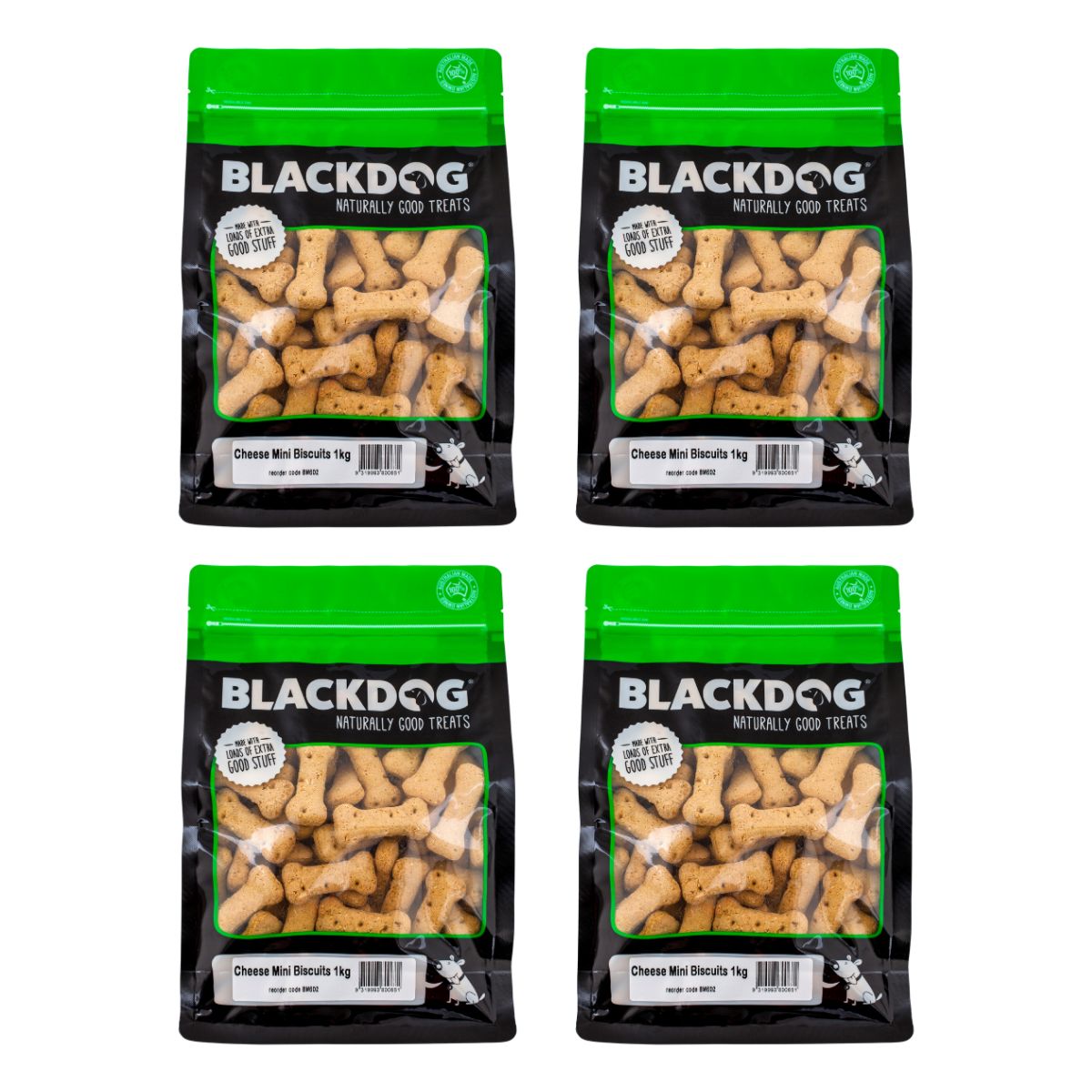 Blackdog Mini Cheese Biscuits 1kg x 4pk-2018816753081126912