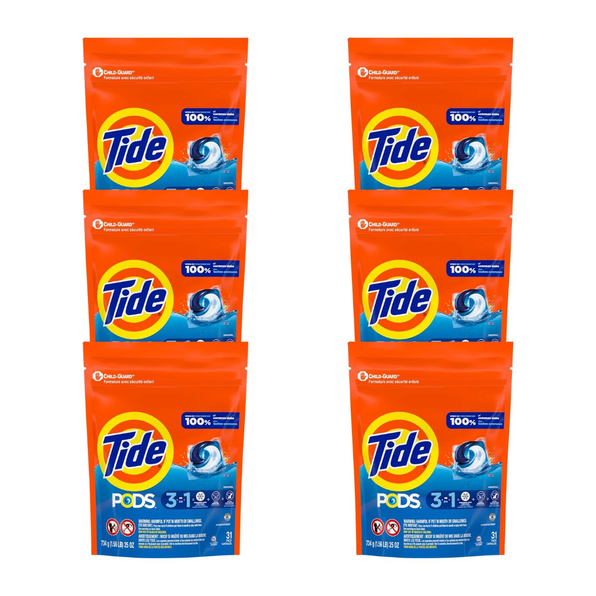 Tide 3in1 186 Clean Breeze Laundry Pods-2006733380993028096