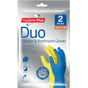 Hygiene Plus Duo Kitchen and Bathroom Gloves 2pk (Medium) x8