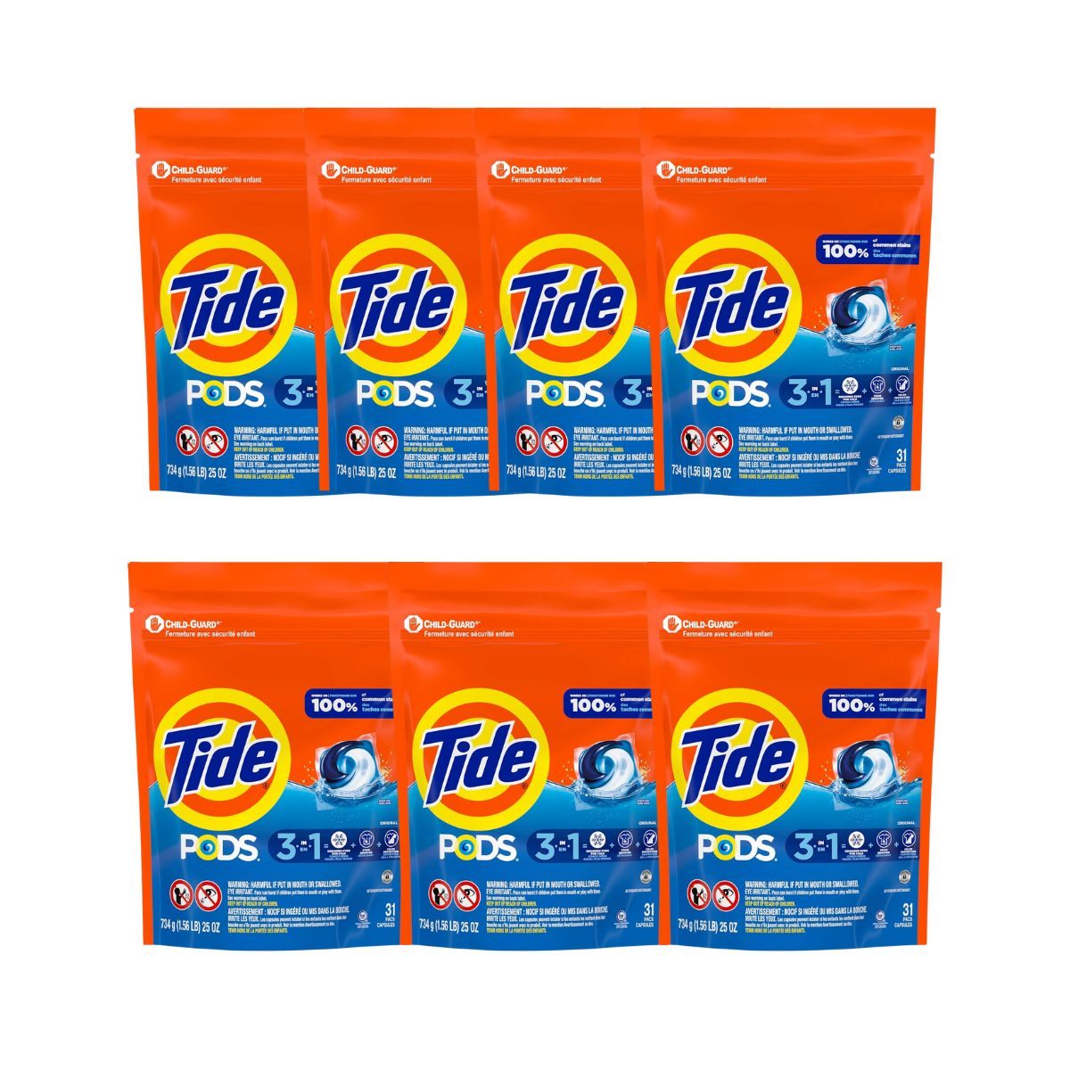 Tide 3in1 217 Clean Breeze Laundry Pods-2006733381144023040