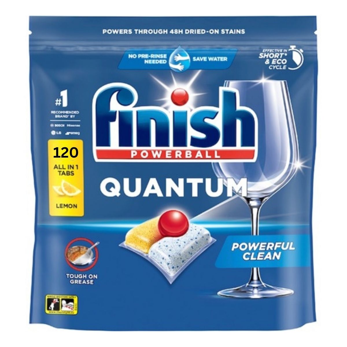 Finish Quantum Lemon x 120 Dishwasher Tablets-2006732799863820288