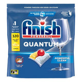 Finish Quantum Lemon x 120 Dishwasher Tablets - Front View