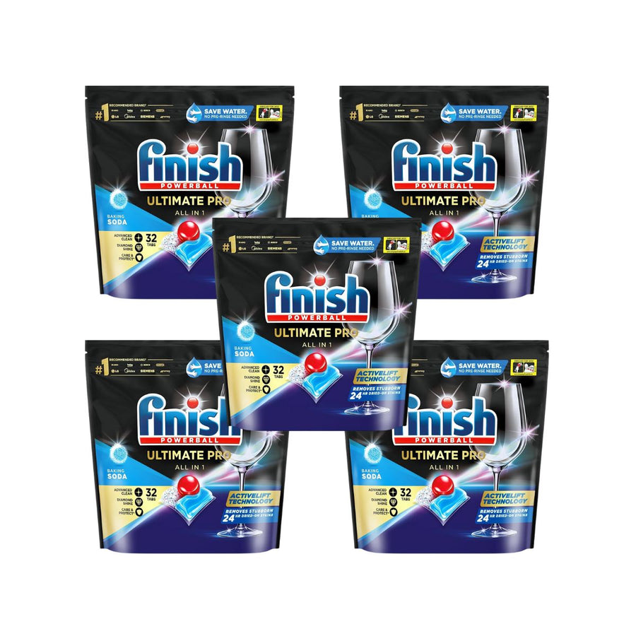 Finish Ultimate Pro 160 Baking Soda Dishwasher Tablets-2006733384914702336