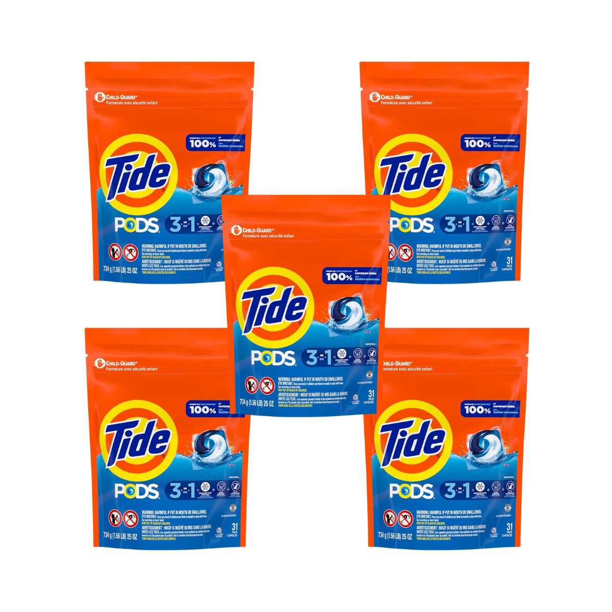 Tide 3in1 155 Clean Breeze Laundry Pods-2006733380842033152