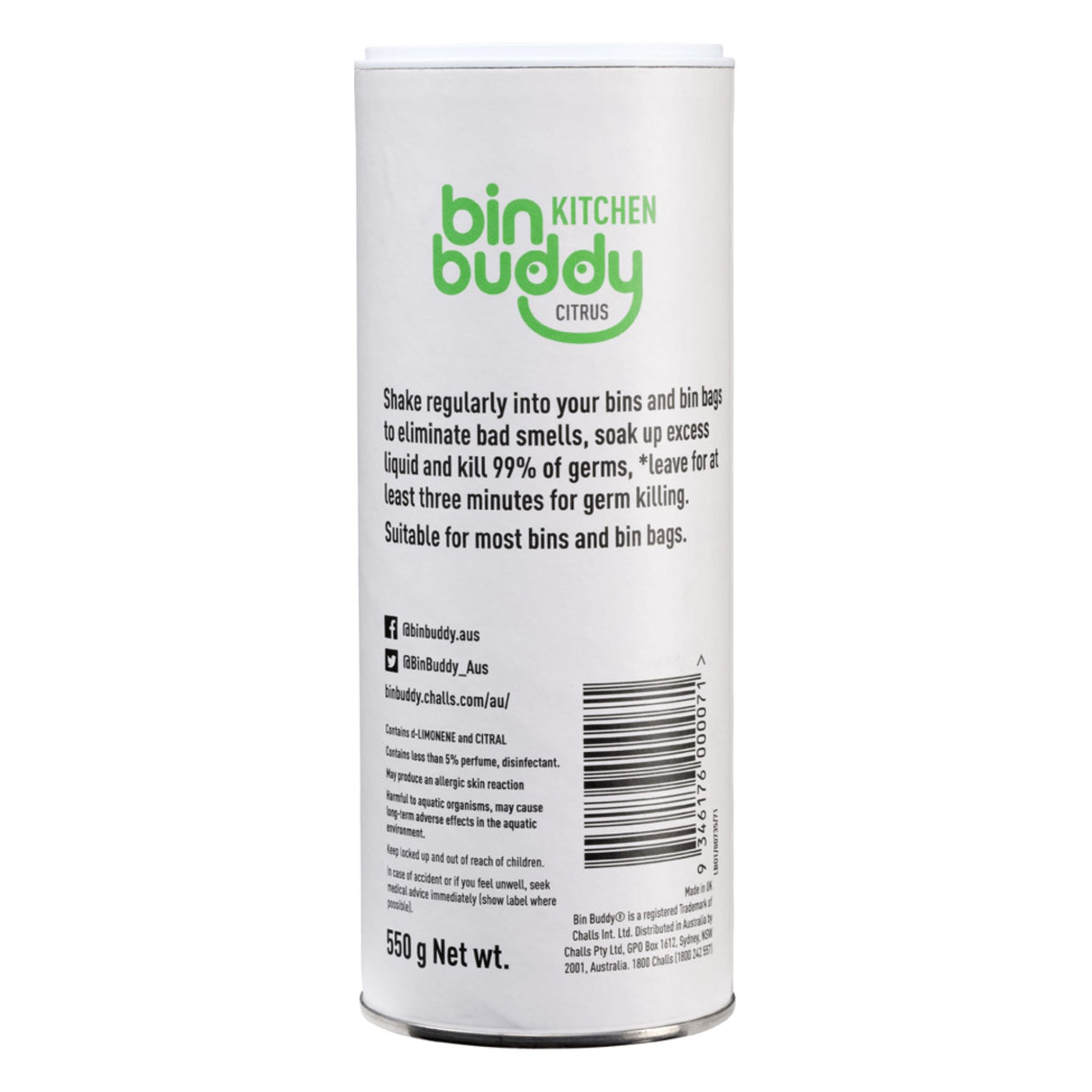 Bin Buddy Citrus 550g Power x3-2017004930719682561