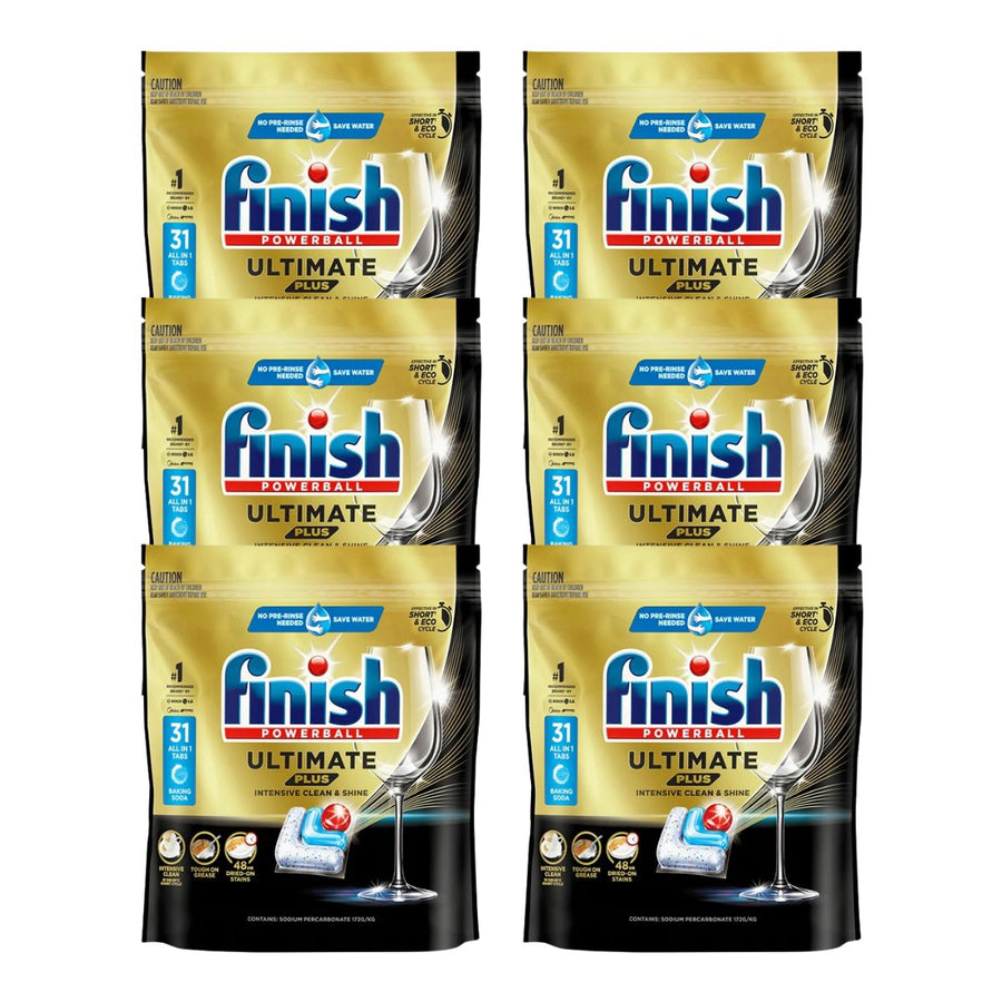 Finish Ultimate Plus x 186 Baking Soda Dishwasher Tablets-2006732758839332866